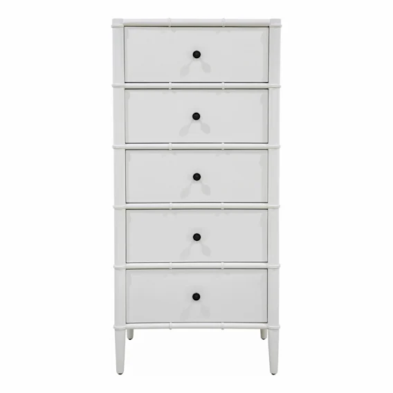 Bermuda Tall Boy in Mangowood White