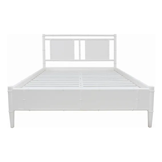 Bermuda King Bed Frame in Mangowood White