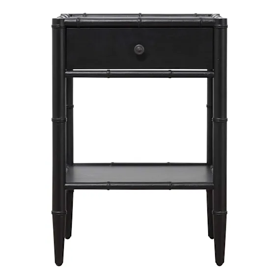 Bermuda Low Bedside in Mangowood Black