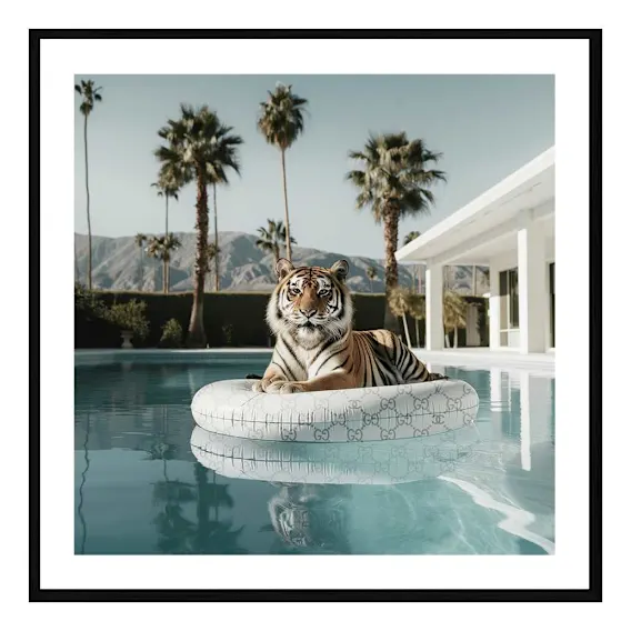 Biaggo Framed Print in 118 x 118cm