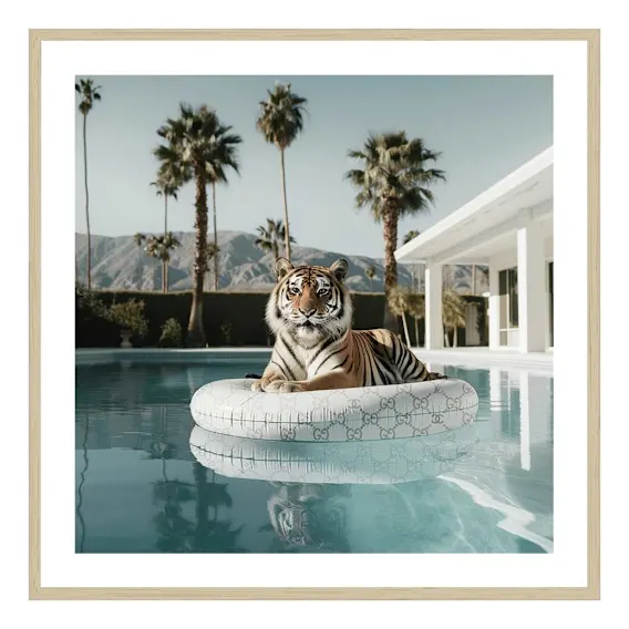 Biaggo Framed Print in 84 x 84cm