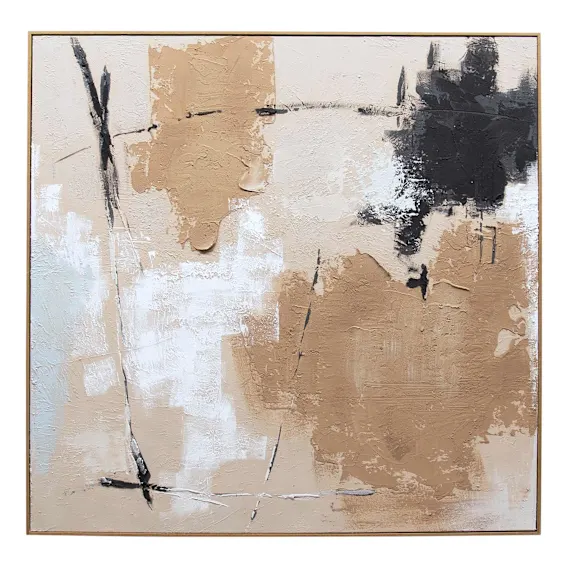 Biscotti Box Framed Canvas in 120 x 120cm