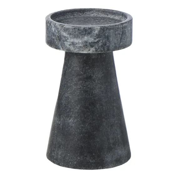 Blythe Candleholder 8x15.3cm in Black/Grey