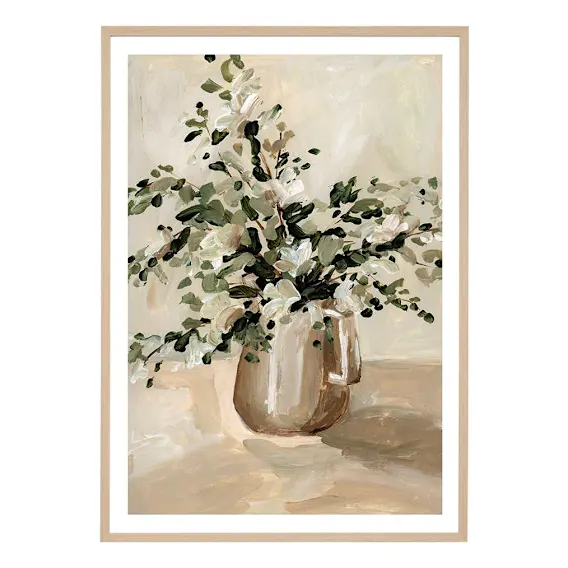Botanic Decor Framed Print in 113 x 159cm