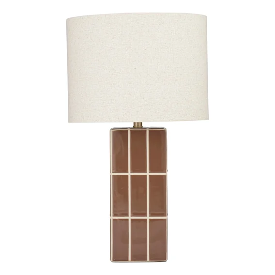 Boyd Table Lamp 30x52cm in Brown