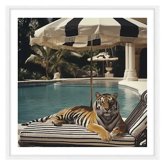 Briar Framed Print in 84 x 84cm