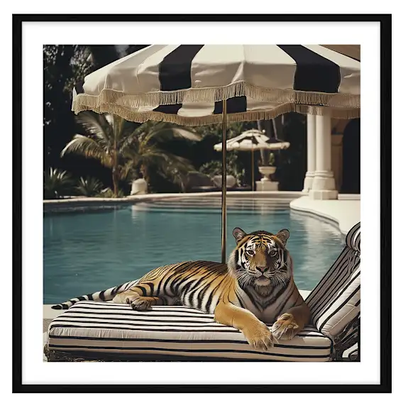 Briar Framed Print in 95 x 95cm