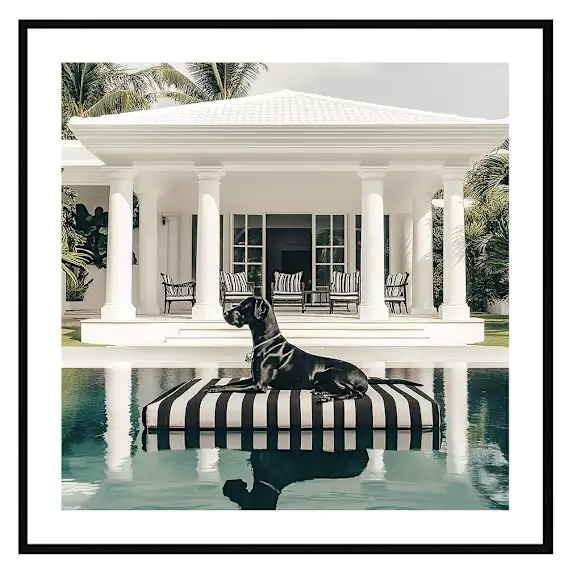 Bradley Framed Print in 60 x 60cm