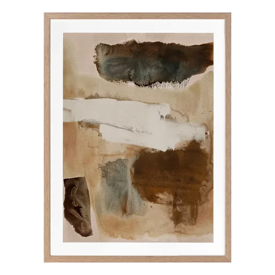 Brushed by Time Framed Print in 68 x 84cm