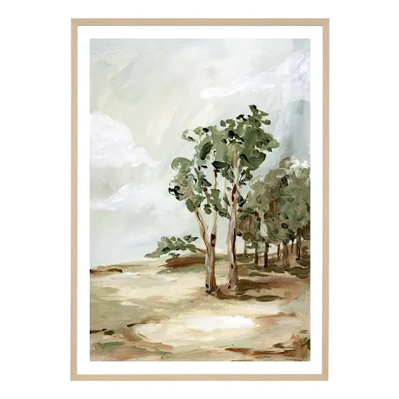 Bushland Portrait Framed Print in 33 x 45cm