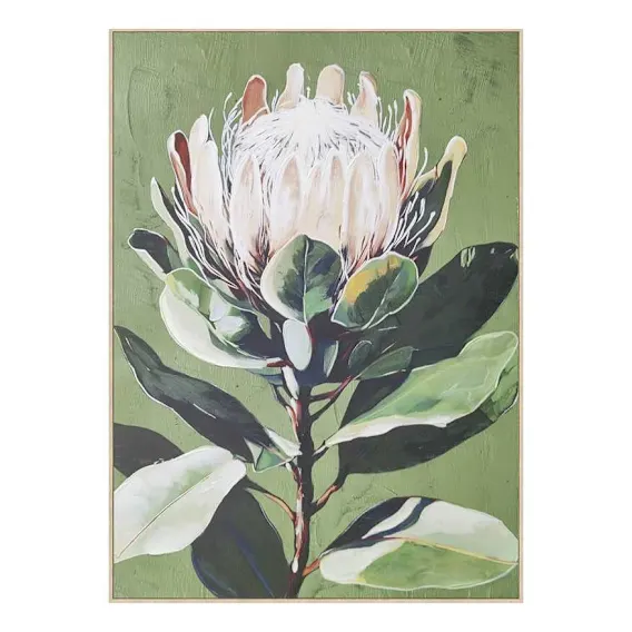 Bushland Protea Box Framed Canvas in 102 x 142cm