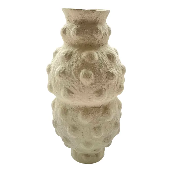 Bubble Vase 22x44cm in Cream