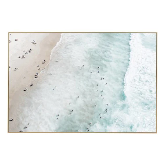 Burleigh Waves Box Framed Canvas in 107 x 72cm