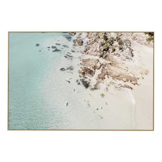 Byron View Box Framed Canvas in 122 x 82cm