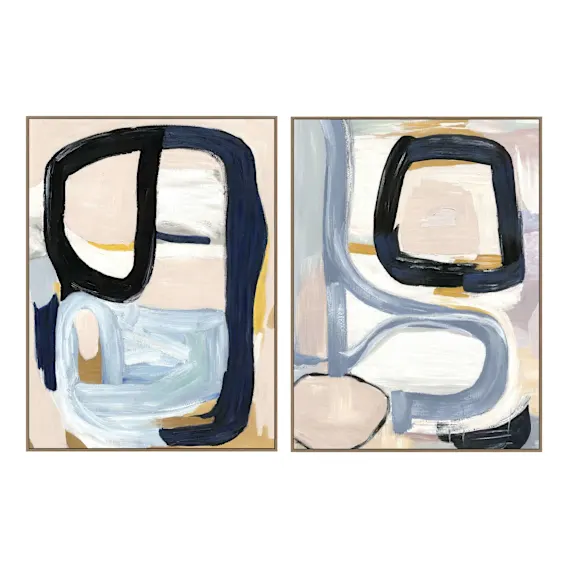 Admiration Box Framed Canvas Set of 2 in 90 x 120cm