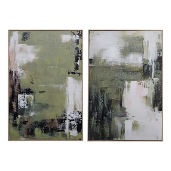 Contemplation Box Framed Canvas Set of 2 in 83 x 123cm