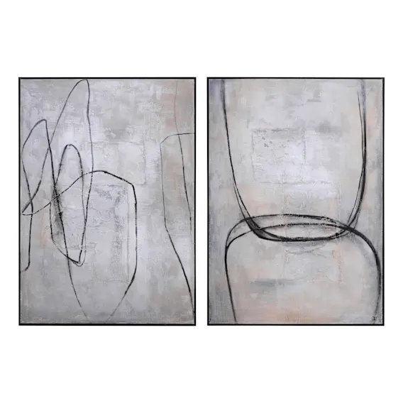 Rustic Rhapsody Box Framed Canvas Set of 2 in 100 x 140cm