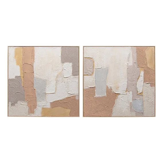 Serenity Box Framed Canvas Set of 2 in 100 x 100cm