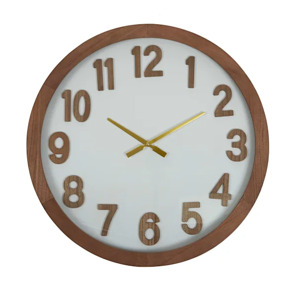 Cade Clock 70cm in Walnut