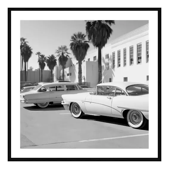 Cali Framed Print in 84 x 84cm