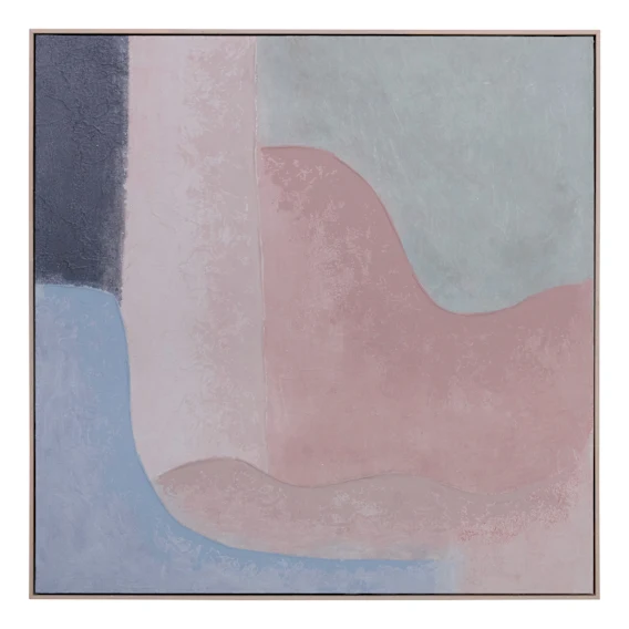 Calm Beauty Box Framed Canvas in 100 x 100cm