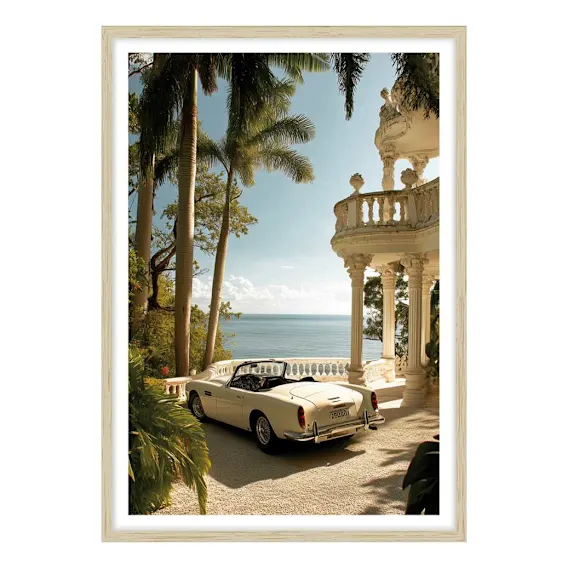 Calvi Park Framed Print in 73 x 103cm