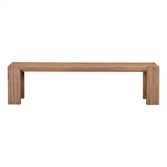 Calix Bench 220cm in Rustic Elm Caramel