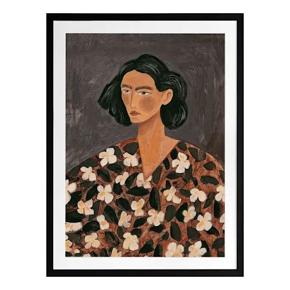 Celine Framed Print in 84 x 105cm