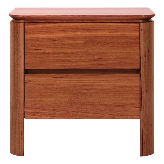 Charles Bedside Table with Groove Drawer in Tasmanian Blackwood