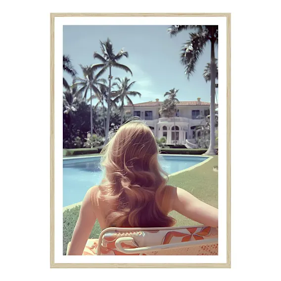 Cindy Framed Print in 118 x 165cm