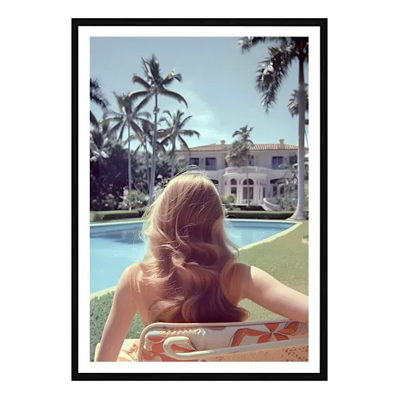 Cindy Framed Print in 103 x 143cm
