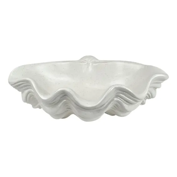 Clam Bowl 40x13.5cm in Ivory