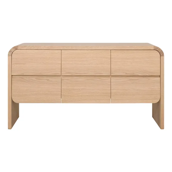Cloe Dresser in Oak Clear