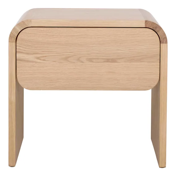 Cloe Bedside Table in Oak Clear