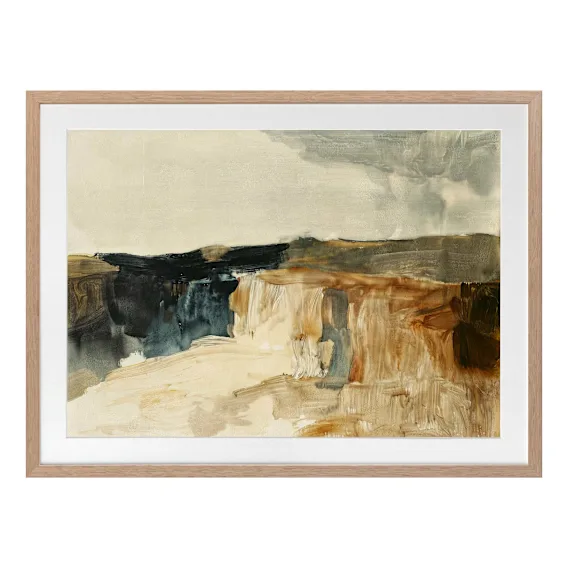 Cliffside Framed Print in 70 x 55cm