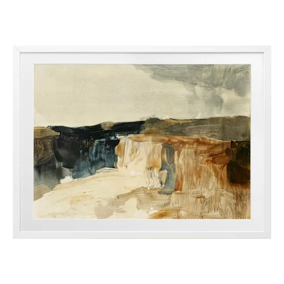 Cliffside Framed Print in 105 x 84cm