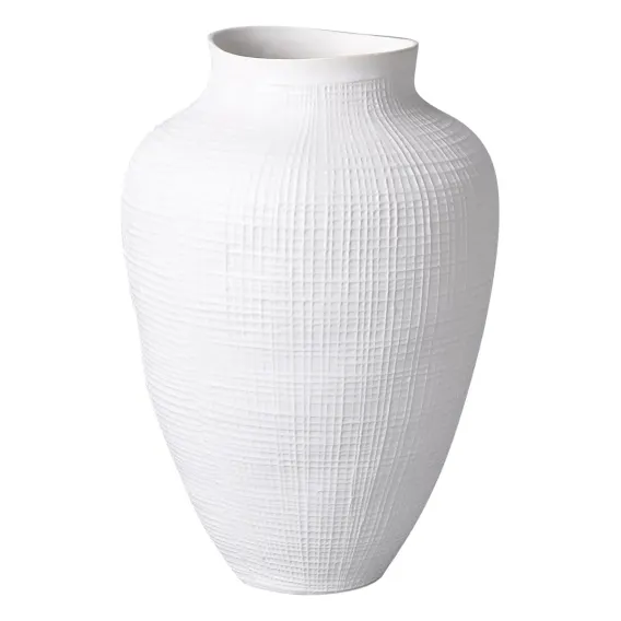 Cora Vase Medium 21x30cm in White