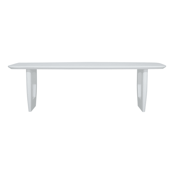 Cortez Dining Table 220cm in Sandblast White