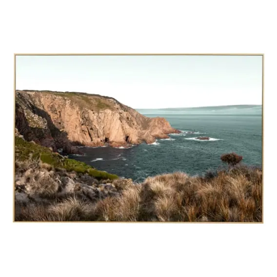 Coastal Hike Box Framed Canvas in 62 x 42cm