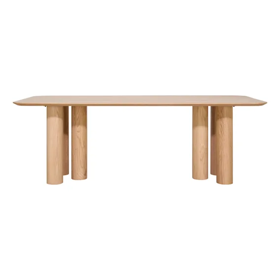 Como Dining Table 220cm in Oak Clear