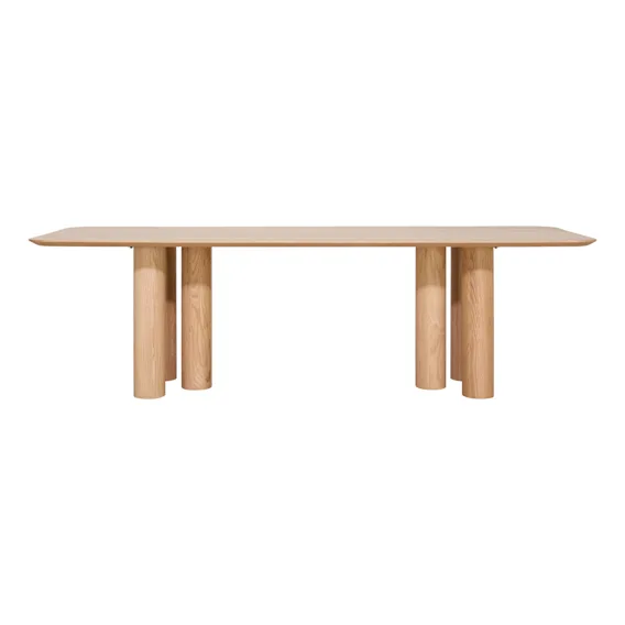 Como Dining Table 240cm in Oak Clear