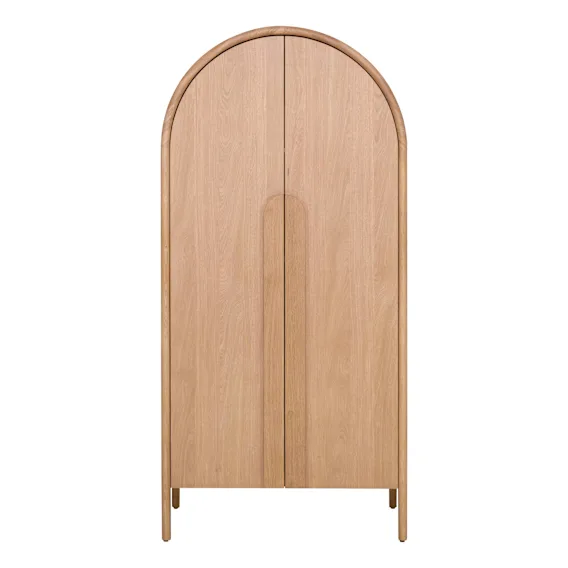 Como Storage Cabinet in Oak Clear