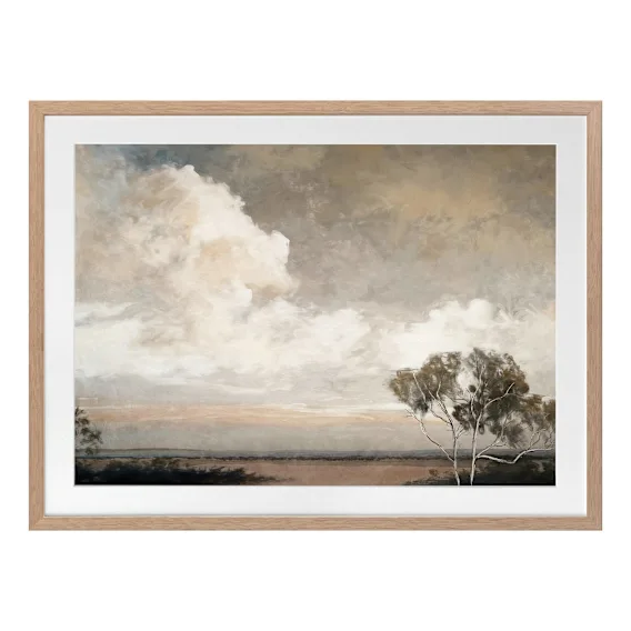 Countryside Framed Print in 70 x 55cm