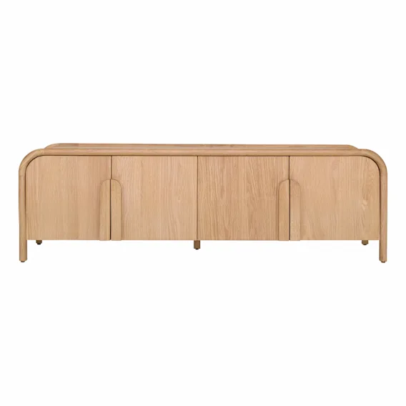 Como Entertainment Unit 180cm in Oak Clear