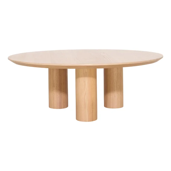 Como Coffee Table 90cm in Oak Clear