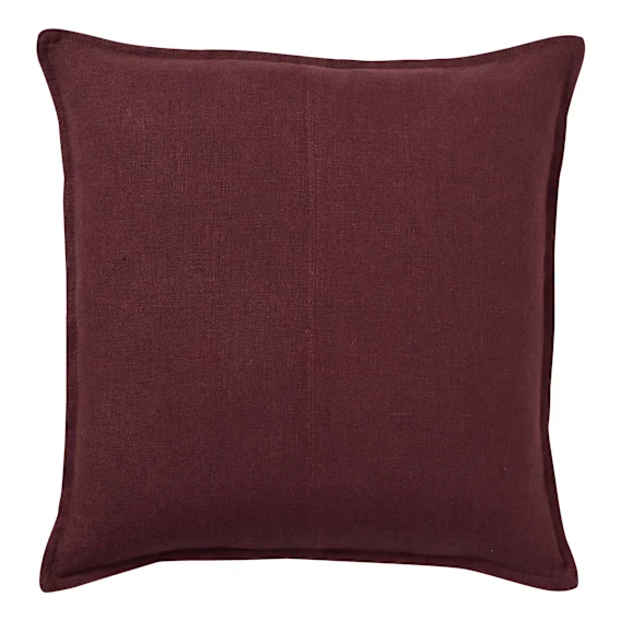 Como Poly Fill Cushion 50x50cm in Garnet