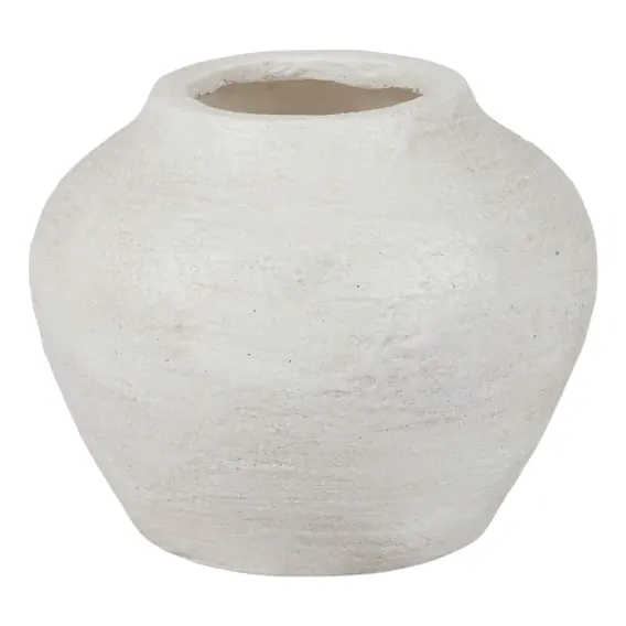 Cree Vase Small 20.5x20.5cm in White