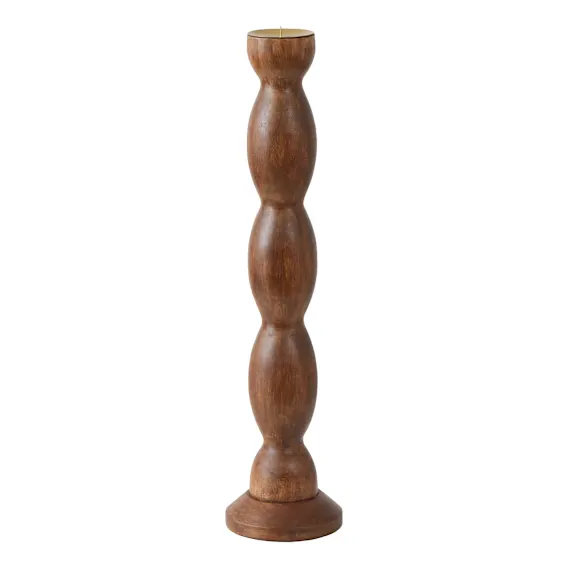 Curva Floor Candleholder Small 18x77cm in Natural
