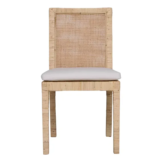Dallas Dining Chair in Rattan Natural