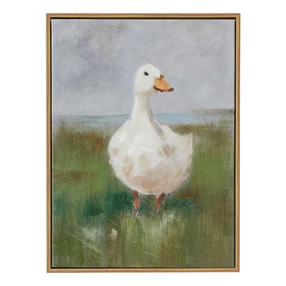 Daffy Box Framed Canvas in 30 x 40cm